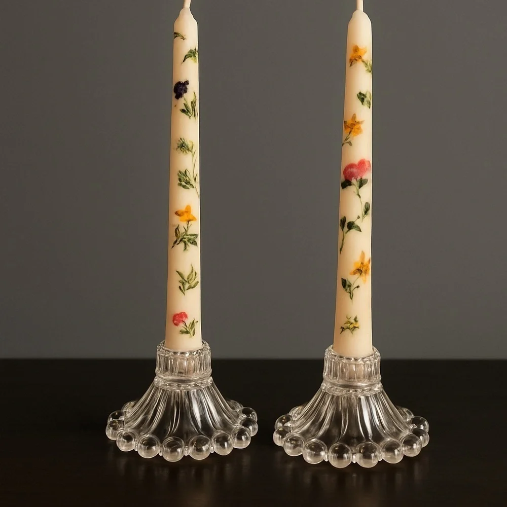 Berwick-Boopie set of 2 stackable candlestick holders
